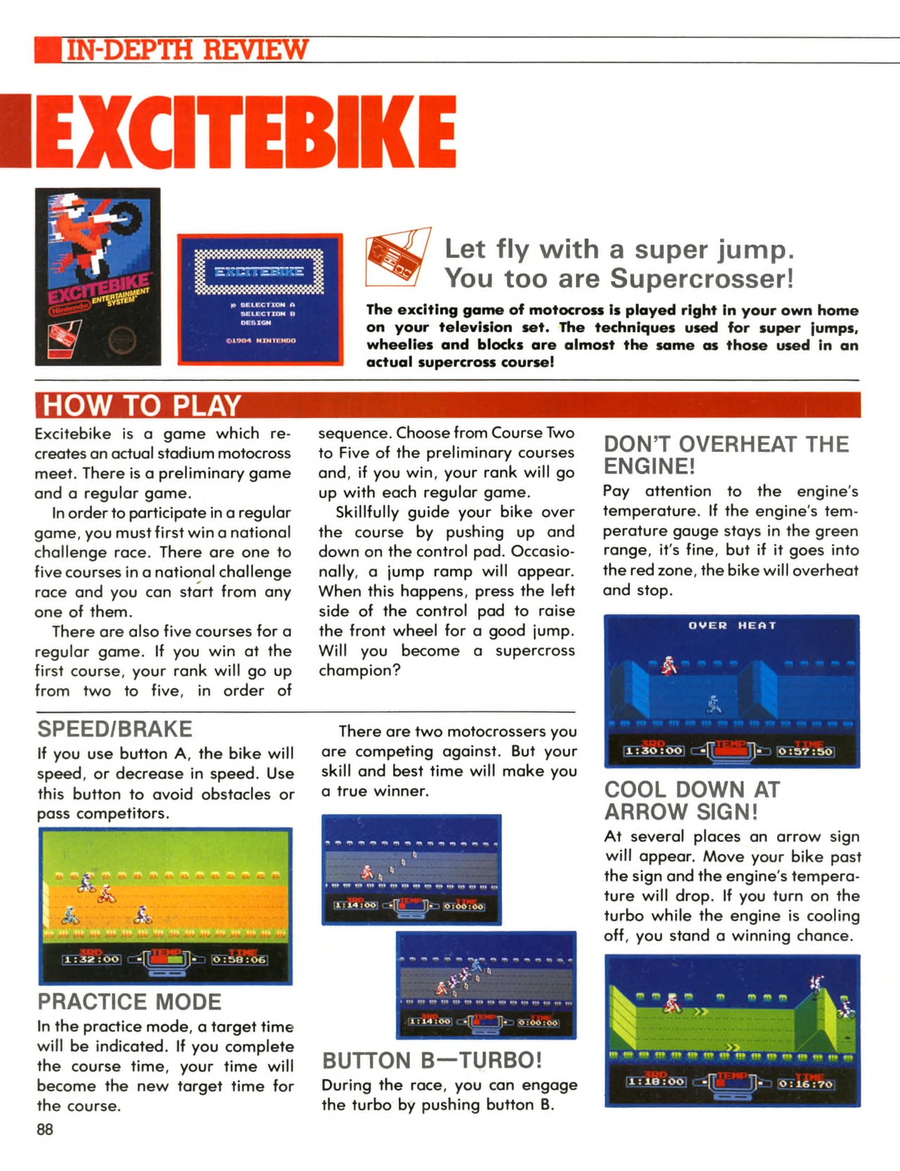 Free 80s Arcade: Play Excite Bike Online – Online browser play of classic Nintendo NES, retro Atari games and original Sega Arcade games – Free play